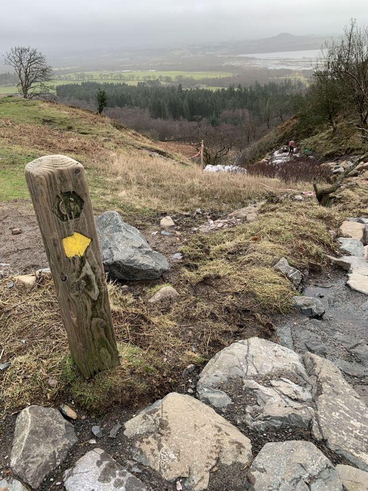 Conic Hill path works this winter - West Highland Way